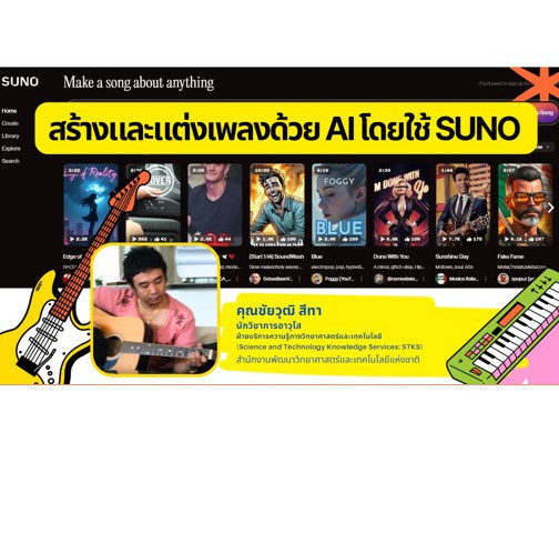 สร้างและแต่งเพลงด้วย